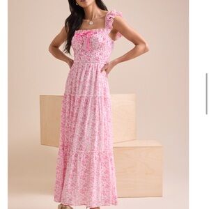 Altar'd State Elle Floral Maxi Dress
